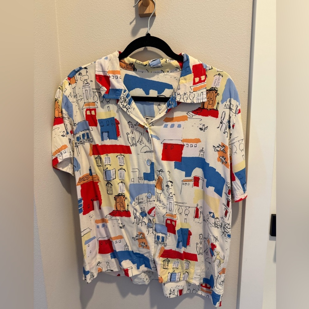 Colorful blouse, size M